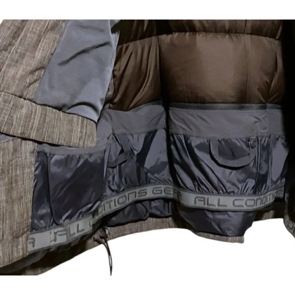 Y2K Nike ACG Puffer Jacket L 650 Goose Down Hooded Vented Zippered Pockets